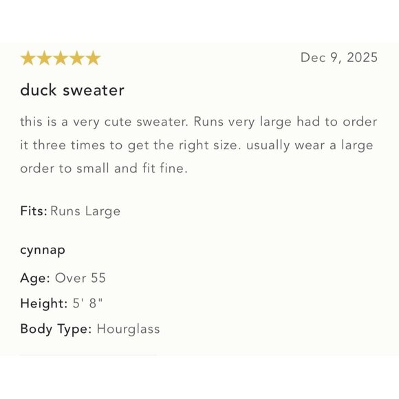 NWT Size S - Pilcro The Oaklyn Cozy Knit Duck Sweatshirt/Sweater (NWT US$128) - Picture 12 of 16